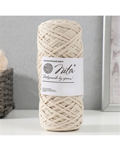 Шнур для вязания 100% полиэфир, ширина 3 мм 100м (айвори) Nobrand