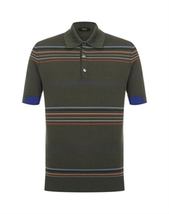 Поло из хлопка и шелка Zilli