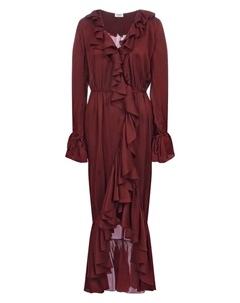 Шелковое платье Saint laurent