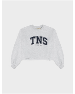 Свитшот укороченный, серый The new society