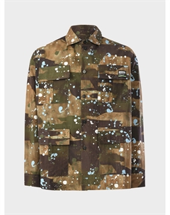 Куртка-парка в стиле милитари, хаки Msgm