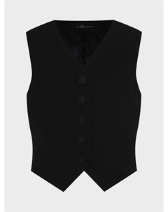 Жилет однобортный, черный Dan maralex