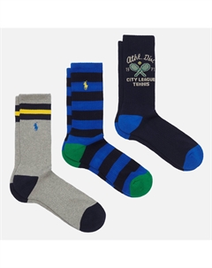 Комплект носков Polo Bear Cotton-Blend Crew 6-Pack Polo ralph lauren