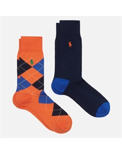 Комплект носков Lightweight Argyle Crew 2-Pack Polo ralph lauren