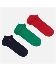 Комплект носков Solid Low Cut No-Show 3-Pack Polo ralph lauren