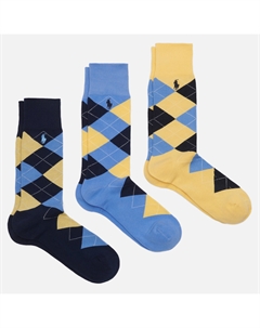 Комплект носков 200N Argyle Crew 3-Pack Polo ralph lauren