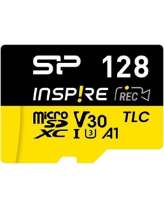 Карта памяти microSDXC UHS-I U3 Elite 128 ГБ, 170 МБ/с, 150X, Class 10, SP128GBSTXLV3V1N, 1 шт., без адаптера Silicon power