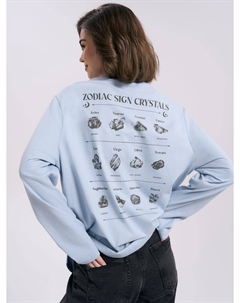 Лонгслив оверсайз с принтом на спине Твое