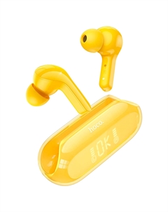 Наушники TWS EW39 Bright, желтый Hoco