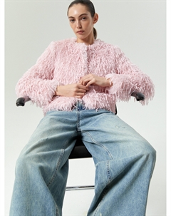 Жакет с перьями Emka