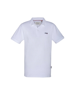 Футболка поло однотонная James белый Laredoute