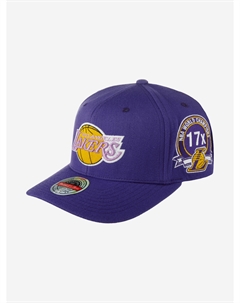 Бейсболка MITCHELL NESS HHSSINTL1266-LALPURP Los Angeles Lakers NBA (фиолетовый), Фиолетовый Mitchell and ness