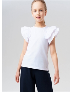 Джемпер трикотажный для девочек (футболка) School by playtoday