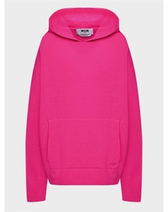 Джемпер с капюшоном, фуксия Msgm
