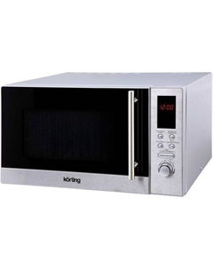 Микроволновая печь KMO823XN, 800Вт, 23л, нержавеющая сталь Korting