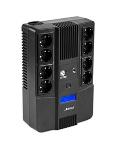 ИБП БАСТИОН Skat 800-AID-IN-1x9-8, 800ВA Бастион