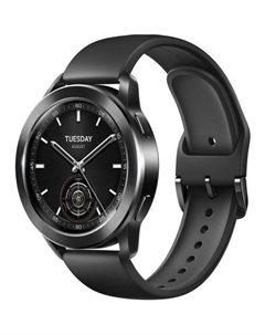 Смарт-часы Watch S3, 1.43", черный/черный Xiaomi