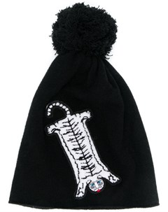 Ultrachic шапка бини с вышивкой один размер черный Ultràchic