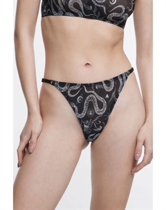 Трусы-стринги сетчатые с принтом и стрепами Befree