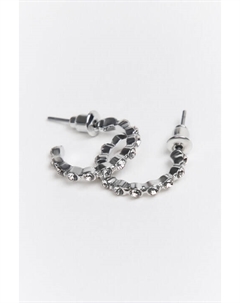 Серьги-полукольца со стразами Befree