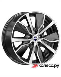 Литой диск Гамбит (КС961) 6.5x16/5*110 D65.1 ET38 Алмаз-черный Кик