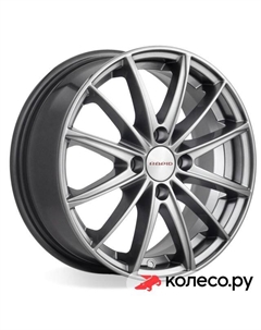 Литой диск Пойнт Бланк-оригинал (КС884) 6x15/4*100 D54.1 ET48 Дарк платинум Кик