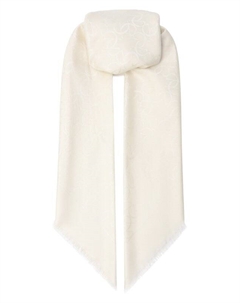 Шаль из шелка и шерсти Elie saab