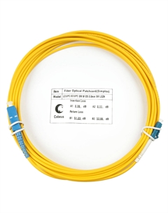 Патч-корд оптический FOP(s)-9-LC-SC-7m, LC/UPC-SC/UPC, одномодовый, 9/125, OS2, одинарный, 7 м, LSZH, желтый (FOP(s)-9-LC-SC-7m) Cabeus