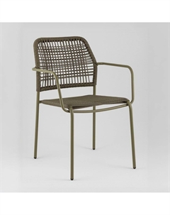 Стул для террасы из искусственного ротанга зеленый So'home