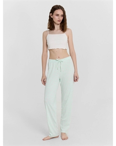 Брюки женские мятные с принтом Mark formelle