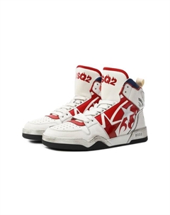 Кожаные кеды Spiker Dsquared2