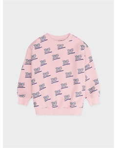 Свитшот розовый с лого The new society