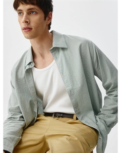 Рубашка свободного кроя в полоску Sela