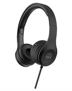 Проводная гарнитура W21, Jack 3.5 мм., черный (6931474708281) Hoco