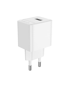 Сетевое зарядное устройство Borofone Erudite BAS11A, USB, EU, белый (6941991104602)