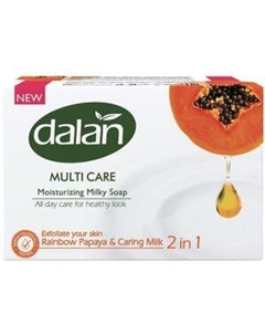 Мыло туалетное Multi care Солнечная Папайя и Молоко, 150 г Dalan