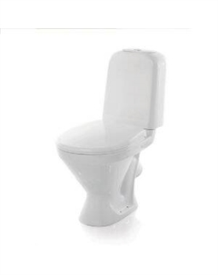 Унитаз-компакт Самарский, эконом, сиденье полипропилен Sanita