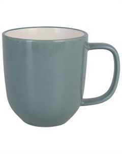 Кружка White and green, 375 мл, керамика Chn