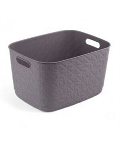 Корзина Softex L, 19 л, пластик, тёмно-серый Curver