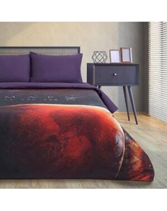 Комплект постельного белья Этель Red planet, Евро, нав. 50х70 см, мако-сатин Ип симано1