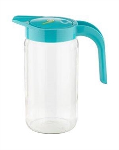 Кувшин Бочонок, 1.5 л, стекло, бирюза Зао легпро