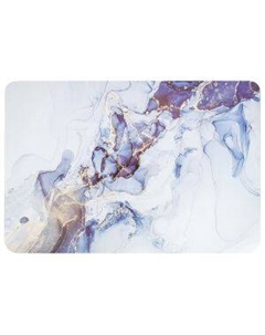 Салфетка сервировочная Мрамор Золото на синем, 43х28 см Nouvelle