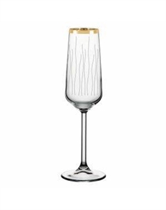 Набор бокалов для шампанского Promsiz Серпантин, 2 шт, 195 мл, стекло Промсиз оо