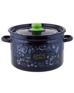 Кастрюля Appetite Berry, 7 л, эмаль Стальэмал1