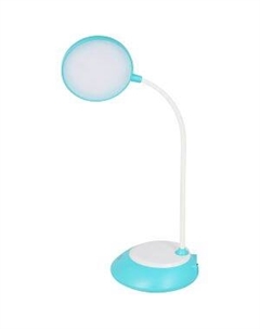 Лампа настольная Ultraflash UF-744, LED, 6 Вт, аккумулятор, диммируемый, голубой Litarc li1