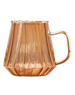 Кружка, 380 мл, янтарная, стекло Taller