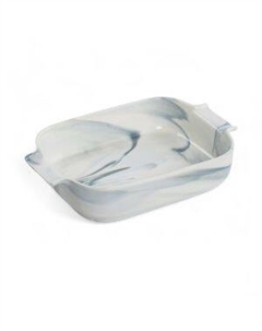 Форма для запекания Marble, 34х22х7 см, фарфор Attribute