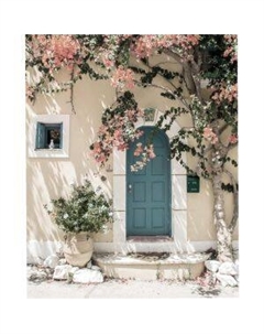 Картина на холсте POSTERMARKET Цветущий двор, 40х50 см Тд постерм