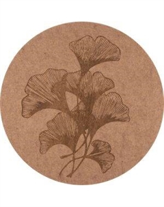 Салфетка сервировочная Листья NP-06, 38 см, нетканный полиэстер Рыжий кот