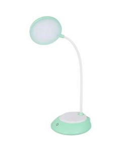 Лампа настольная Ultraflash UF-744, LED, 6 Вт, аккумулятор, диммируемый, зеленый Litarc li1